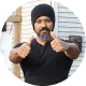 Jerryll Doing A Double Thumbs Up