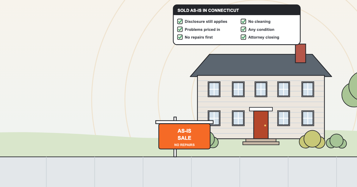 Selling a House As-Is in Connecticut: Disclosures, Problem Properties, Buyers and the Real Math (2026 Guide)